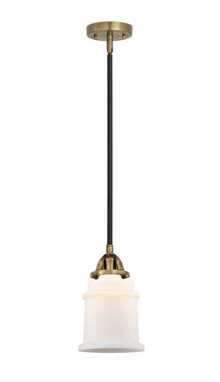 Canton - 1 Light - 6 inch - Black Antique Brass - Stem hung - Mini Pendant (3442|288-1S-BAB-G181)