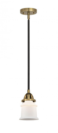 Canton - 1 Light - 5 inch - Black Antique Brass - Stem hung - Mini Pendant (3442|288-1S-BAB-G181S)