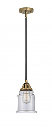 Canton - 1 Light - 6 inch - Black Antique Brass - Stem hung - Mini Pendant (3442|288-1S-BAB-G182)