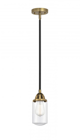 Dover - 1 Light - 5 inch - Black Antique Brass - Stem hung - Mini Pendant (3442|288-1S-BAB-G312)
