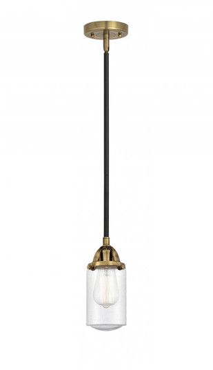 Dover - 1 Light - 5 inch - Black Antique Brass - Stem hung - Mini Pendant (3442|288-1S-BAB-G314-LED)