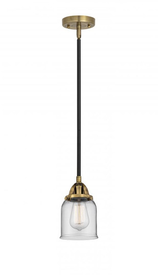 Bell - 1 Light - 5 inch - Black Antique Brass - Stem hung - Mini Pendant (3442|288-1S-BAB-G52)