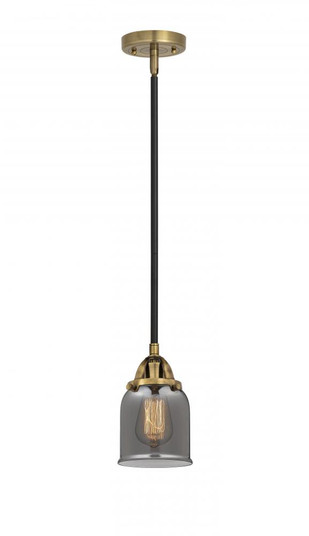 Bell - 1 Light - 5 inch - Black Antique Brass - Stem hung - Mini Pendant (3442|288-1S-BAB-G53)