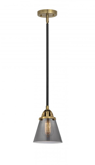Cone - 1 Light - 6 inch - Black Antique Brass - Stem hung - Mini Pendant (3442|288-1S-BAB-G63)