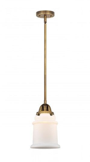 Canton - 1 Light - 6 inch - Brushed Brass - Stem hung - Mini Pendant (3442|288-1S-BB-G181)