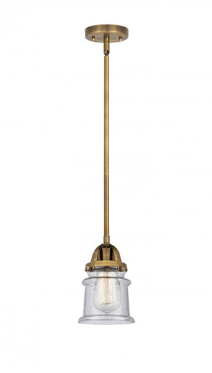 Canton - 1 Light - 5 inch - Brushed Brass - Stem hung - Mini Pendant (3442|288-1S-BB-G184S-LED)