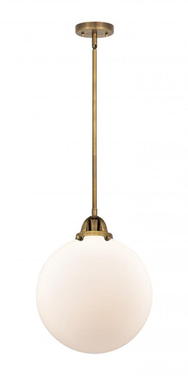Beacon - 1 Light - 12 inch - Brushed Brass - Stem hung - Mini Pendant (3442|288-1S-BB-G201-12-LED)