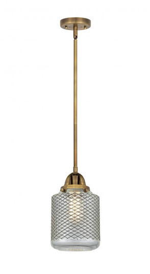 Stanton - 1 Light - 6 inch - Brushed Brass - Cord hung - Mini Pendant (3442|288-1S-BB-G262-LED)