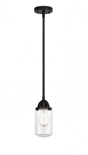 Dover - 1 Light - 5 inch - Matte Black - Stem hung - Mini Pendant (3442|288-1S-BK-G312-LED)