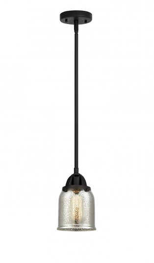 Bell - 1 Light - 5 inch - Matte Black - Stem hung - Mini Pendant (3442|288-1S-BK-G58-LED)