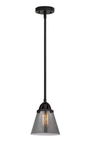 Cone - 1 Light - 6 inch - Matte Black - Stem hung - Mini Pendant (3442|288-1S-BK-G63)