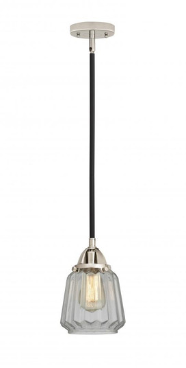 Chatham - 1 Light - 7 inch - Black Polished Nickel - Stem hung - Mini Pendant (3442|288-1S-BPN-G142-LED)