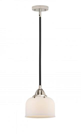 Bell - 1 Light - 8 inch - Black Polished Nickel - Stem hung - Mini Pendant (3442|288-1S-BPN-G71)