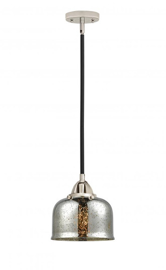 Bell - 1 Light - 8 inch - Black Polished Nickel - Stem hung - Mini Pendant (3442|288-1S-BPN-G78)
