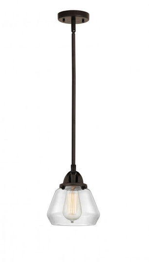Fulton - 1 Light - 7 inch - Oil Rubbed Bronze - Stem hung - Mini Pendant (3442|288-1S-OB-G172-LED)