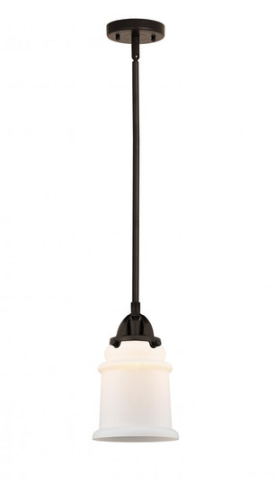 Canton - 1 Light - 6 inch - Oil Rubbed Bronze - Stem hung - Mini Pendant (3442|288-1S-OB-G181-LED)