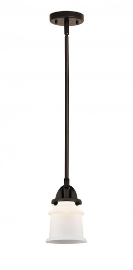 Canton - 1 Light - 5 inch - Oil Rubbed Bronze - Stem hung - Mini Pendant (3442|288-1S-OB-G181S)