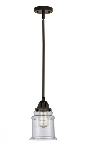 Canton - 1 Light - 6 inch - Oil Rubbed Bronze - Stem hung - Mini Pendant (3442|288-1S-OB-G184)