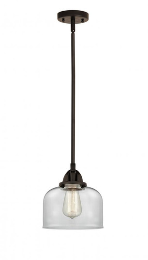Bell - 1 Light - 8 inch - Oil Rubbed Bronze - Stem hung - Mini Pendant (3442|288-1S-OB-G72)
