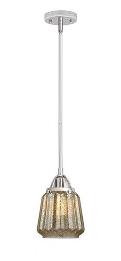 Chatham - 1 Light - 7 inch - Polished Chrome - Stem hung - Mini Pendant (3442|288-1S-PC-G146-LED)