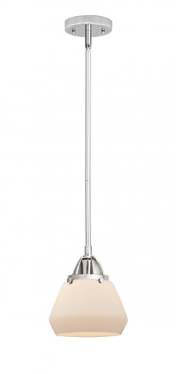 Fulton - 1 Light - 7 inch - Polished Chrome - Stem hung - Mini Pendant (3442|288-1S-PC-G171-LED)