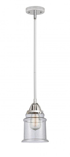 Canton - 1 Light - 6 inch - Polished Chrome - Stem hung - Mini Pendant (3442|288-1S-PC-G184-LED)