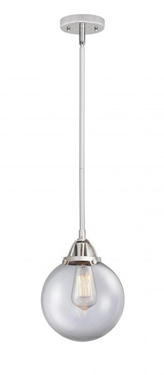 Beacon - 1 Light - 8 inch - Polished Chrome - Stem hung - Mini Pendant (3442|288-1S-PC-G202-8)