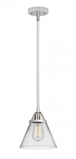 Cone - 1 Light - 8 inch - Polished Chrome - Stem hung - Mini Pendant (3442|288-1S-PC-G42)