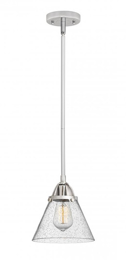 Cone - 1 Light - 8 inch - Polished Chrome - Stem hung - Mini Pendant (3442|288-1S-PC-G44)