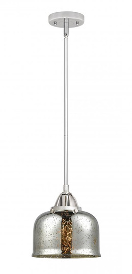 Bell - 1 Light - 8 inch - Polished Chrome - Stem hung - Mini Pendant (3442|288-1S-PC-G78-LED)