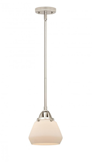 Fulton - 1 Light - 7 inch - Polished Nickel - Stem hung - Mini Pendant (3442|288-1S-PN-G171)