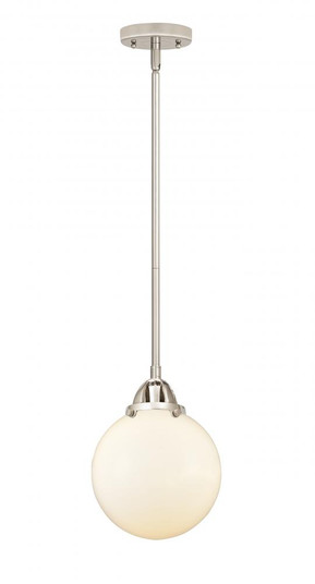 Beacon - 1 Light - 8 inch - Polished Nickel - Stem hung - Mini Pendant (3442|288-1S-PN-G201-8-LED)