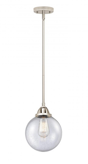 Beacon - 1 Light - 8 inch - Polished Nickel - Stem hung - Mini Pendant (3442|288-1S-PN-G204-8-LED)