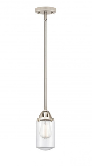 Dover - 1 Light - 5 inch - Polished Nickel - Cord hung - Mini Pendant (3442|288-1S-PN-G312)