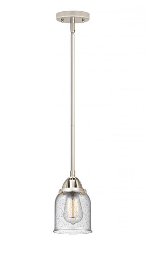 Bell - 1 Light - 5 inch - Polished Nickel - Stem hung - Mini Pendant (3442|288-1S-PN-G54-LED)