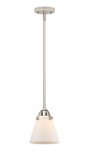 Cone - 1 Light - 6 inch - Polished Nickel - Cord hung - Mini Pendant (3442|288-1S-PN-G61)