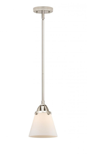 Cone - 1 Light - 6 inch - Polished Nickel - Stem hung - Mini Pendant (3442|288-1S-PN-G61)
