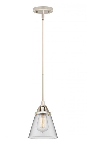 Cone - 1 Light - 6 inch - Polished Nickel - Cord hung - Mini Pendant (3442|288-1S-PN-G62)