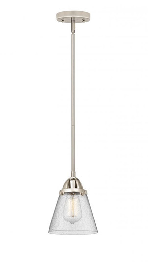 Cone - 1 Light - 6 inch - Polished Nickel - Stem hung - Mini Pendant (3442|288-1S-PN-G64)
