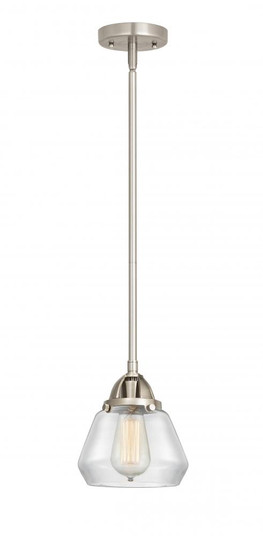 Fulton - 1 Light - 7 inch - Brushed Satin Nickel - Stem hung - Mini Pendant (3442|288-1S-SN-G172-LED)