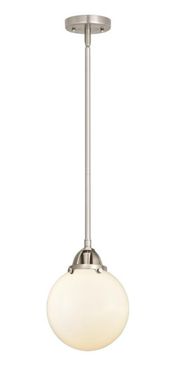 Beacon - 1 Light - 8 inch - Brushed Satin Nickel - Stem hung - Mini Pendant (3442|288-1S-SN-G201-8)