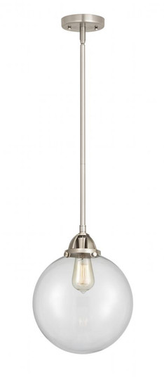 Beacon - 1 Light - 10 inch - Brushed Satin Nickel - Stem hung - Mini Pendant (3442|288-1S-SN-G202-10)