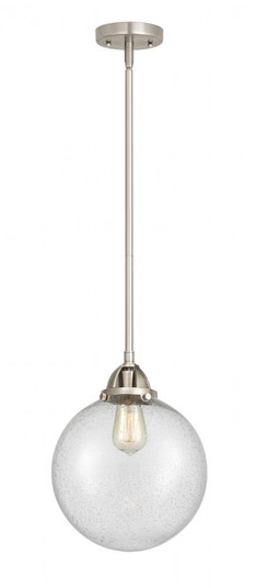 Beacon - 1 Light - 10 inch - Brushed Satin Nickel - Stem hung - Mini Pendant (3442|288-1S-SN-G204-10)