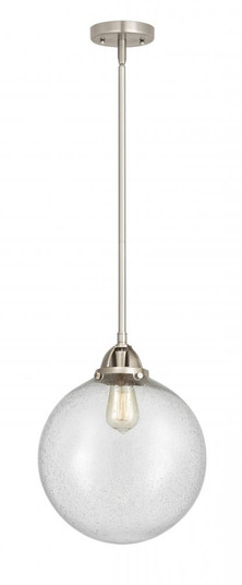 Beacon - 1 Light - 12 inch - Brushed Satin Nickel - Stem hung - Mini Pendant (3442|288-1S-SN-G204-12-LED)