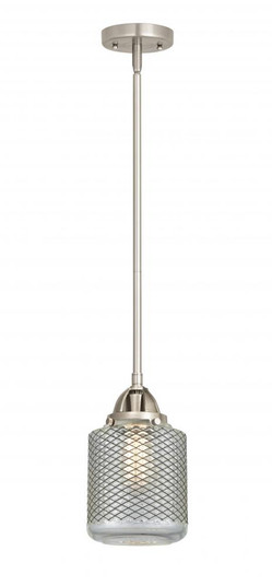 Stanton - 1 Light - 6 inch - Brushed Satin Nickel - Stem hung - Mini Pendant (3442|288-1S-SN-G262)