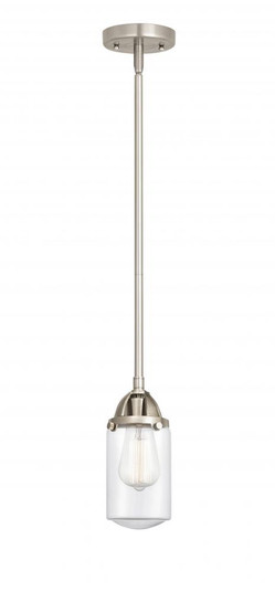 Dover - 1 Light - 5 inch - Brushed Satin Nickel - Stem hung - Mini Pendant (3442|288-1S-SN-G312-LED)