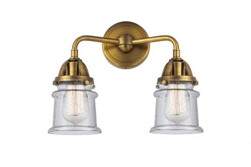 Canton - 2 Light - 13 inch - Brushed Brass - Bath Vanity Light (3442|288-2W-BB-G184S)