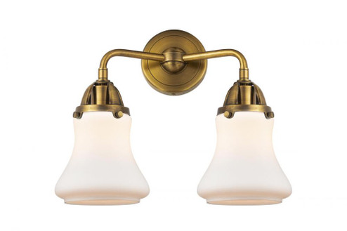 Bellmont - 2 Light - 14 inch - Brushed Brass - Bath Vanity Light (3442|288-2W-BB-G191-LED)