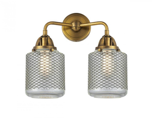 Stanton - 2 Light - 14 inch - Brushed Brass - Bath Vanity Light (3442|288-2W-BB-G262-LED)
