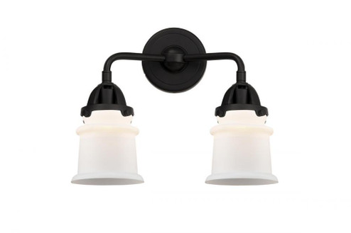 Canton - 2 Light - 13 inch - Matte Black - Bath Vanity Light (3442|288-2W-BK-G181S)